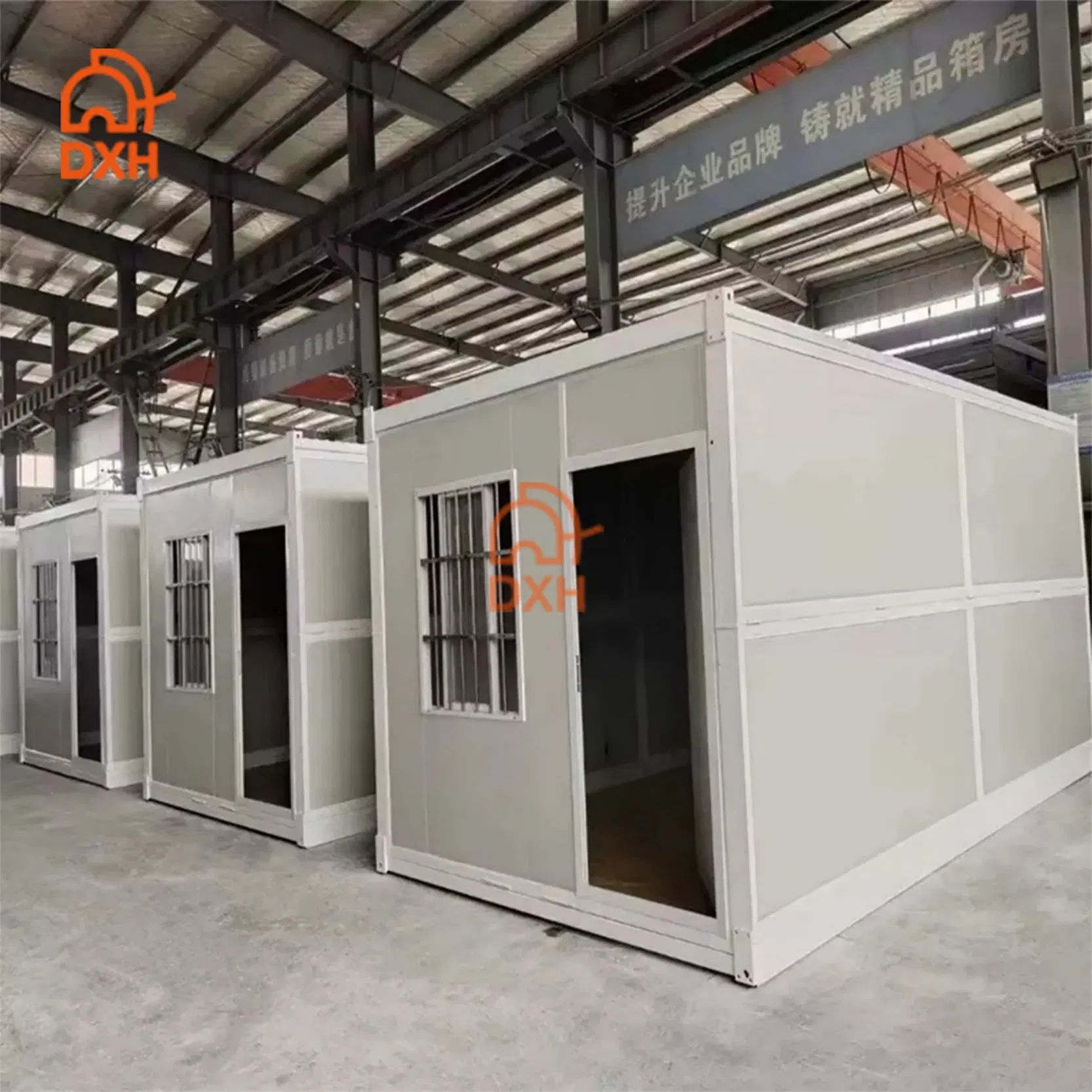 Alojamiento para estudiantes en el campamento de minería Daxiang, fábrica china, casa contenedor móvil plegable y personalizada de instalación rápida