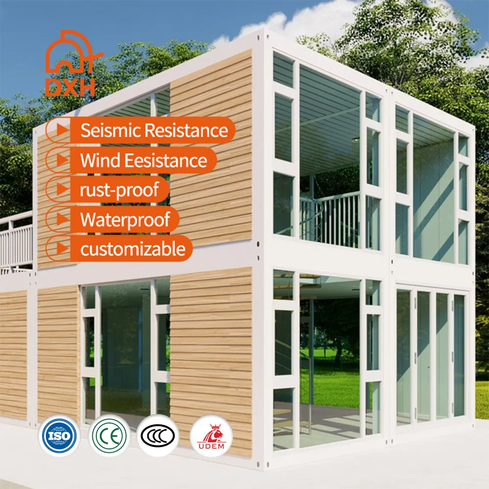 Unidades de dormitorio prefabricadas flexibles para una vivienda segura y elegante