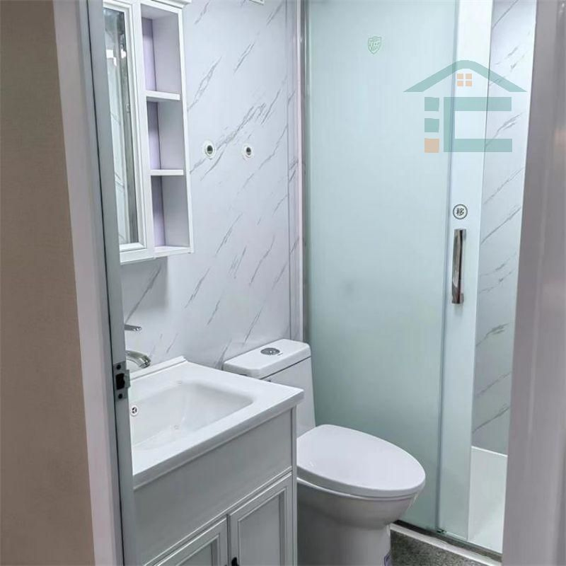 Casa de contenedor de acero prefabricada modular de alta calidad, oficina plegable