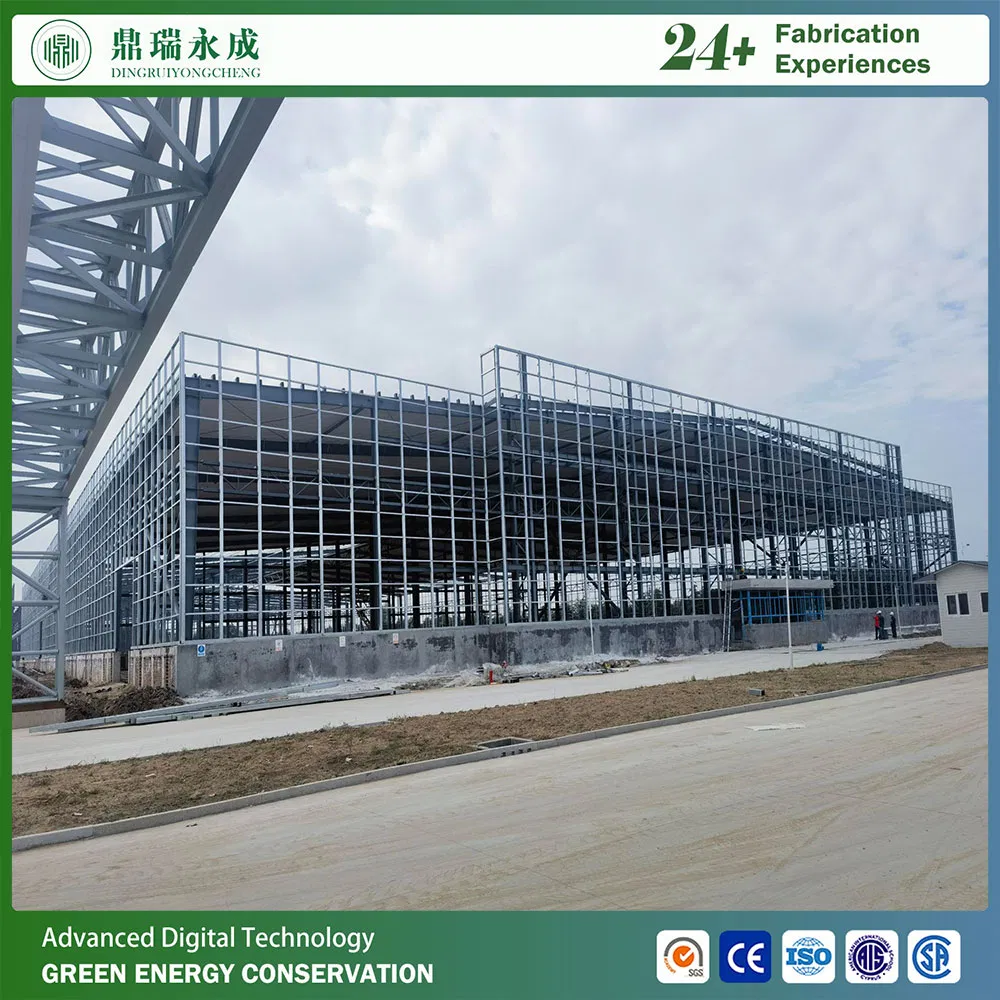 Edificio prefabricado industrial estructura de metal marco de acero almacén