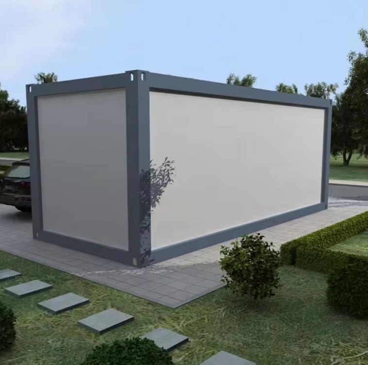 Casa prefabricada moderna y económica, estructura de acero atornillada, marco modular, casas modulares portátiles, casas transportables, casa contenedor, oficina contenedor