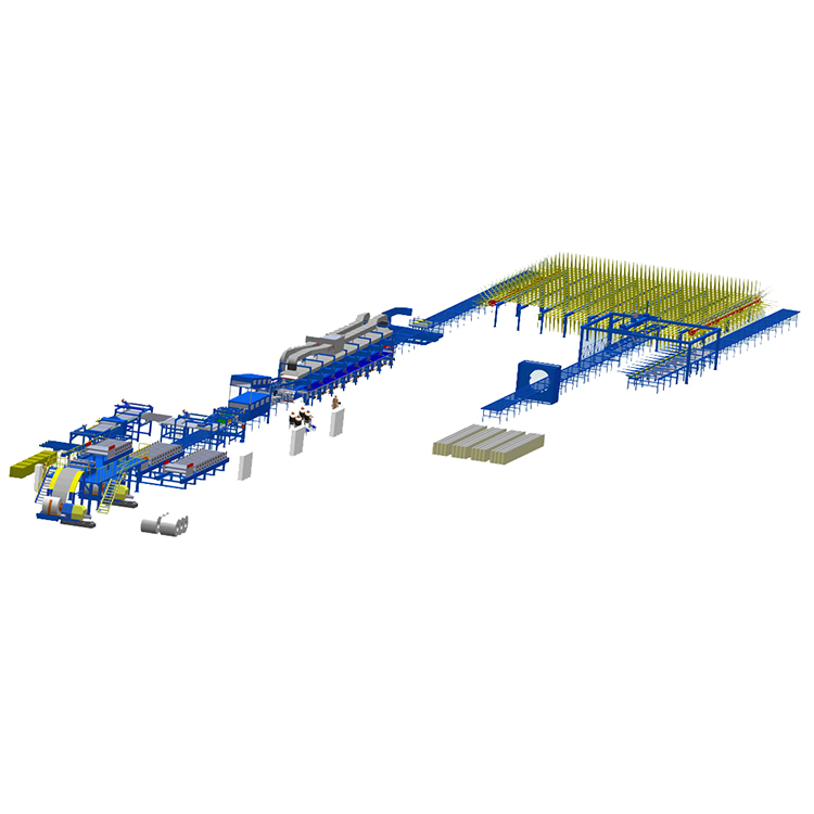 Sistema de Producción de Paneles Sándwich de Acero de Alto Rendimiento para Fabricación Rápida