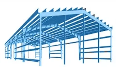 Modelo 3D Estructura de Acero