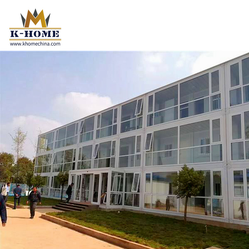 Oficina modular portátil de construcción personalizada de varios pisos desmontable