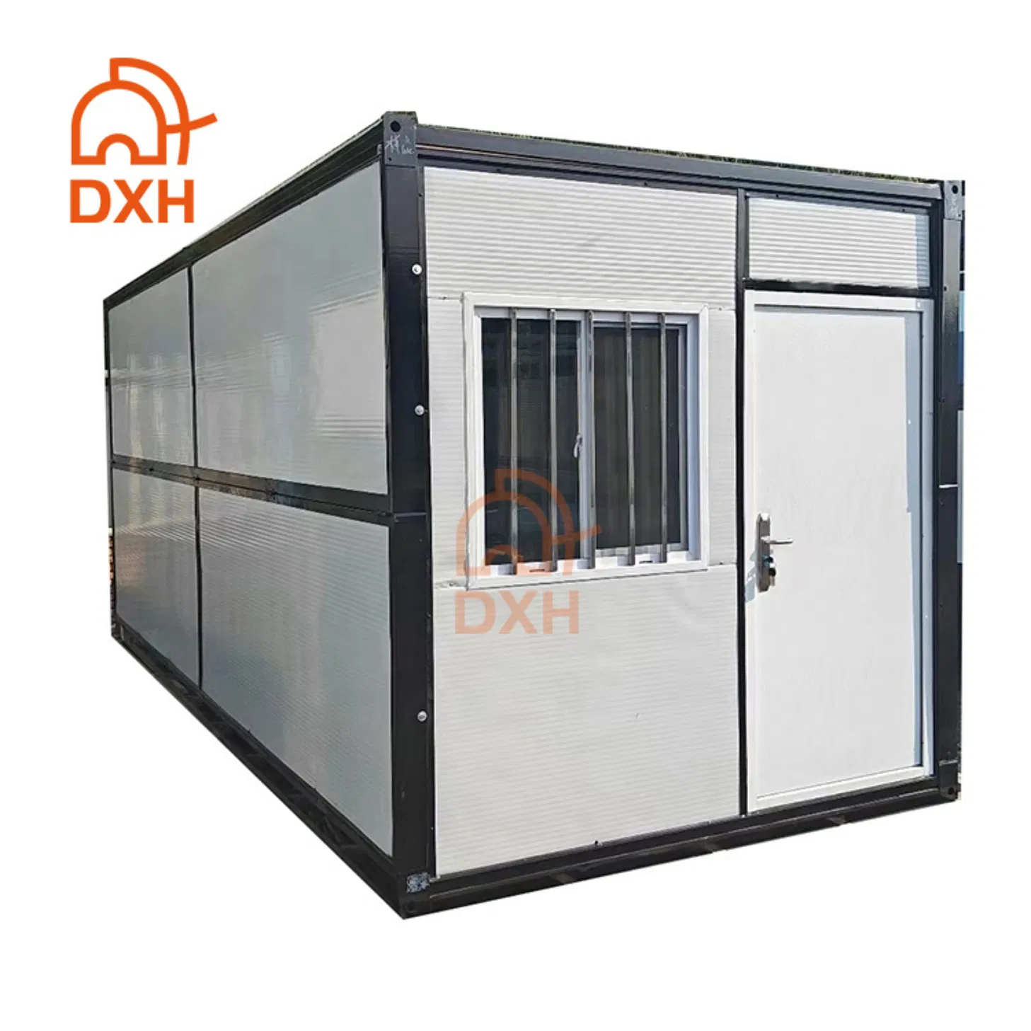 Campamento de refugiados prefabricado Daxiang Construcción Campamento minero Sala de energía plegable Alquiler Casa contenedor plegable de 2 planta Casa prefabricada plegable de 2 planta