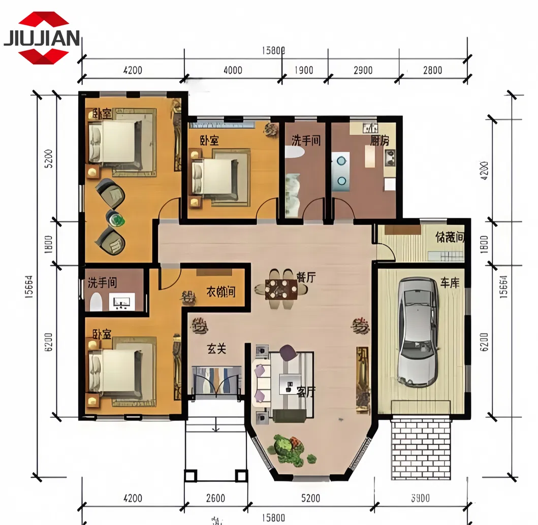 Diseño exterior Plan 1