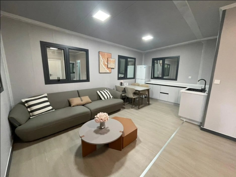 Casa Villa Contenedor Portátil Prefabricada a Precio de Fábrica de China Moderna para Familia Hogar Camping al Aire Libre 20/30/40