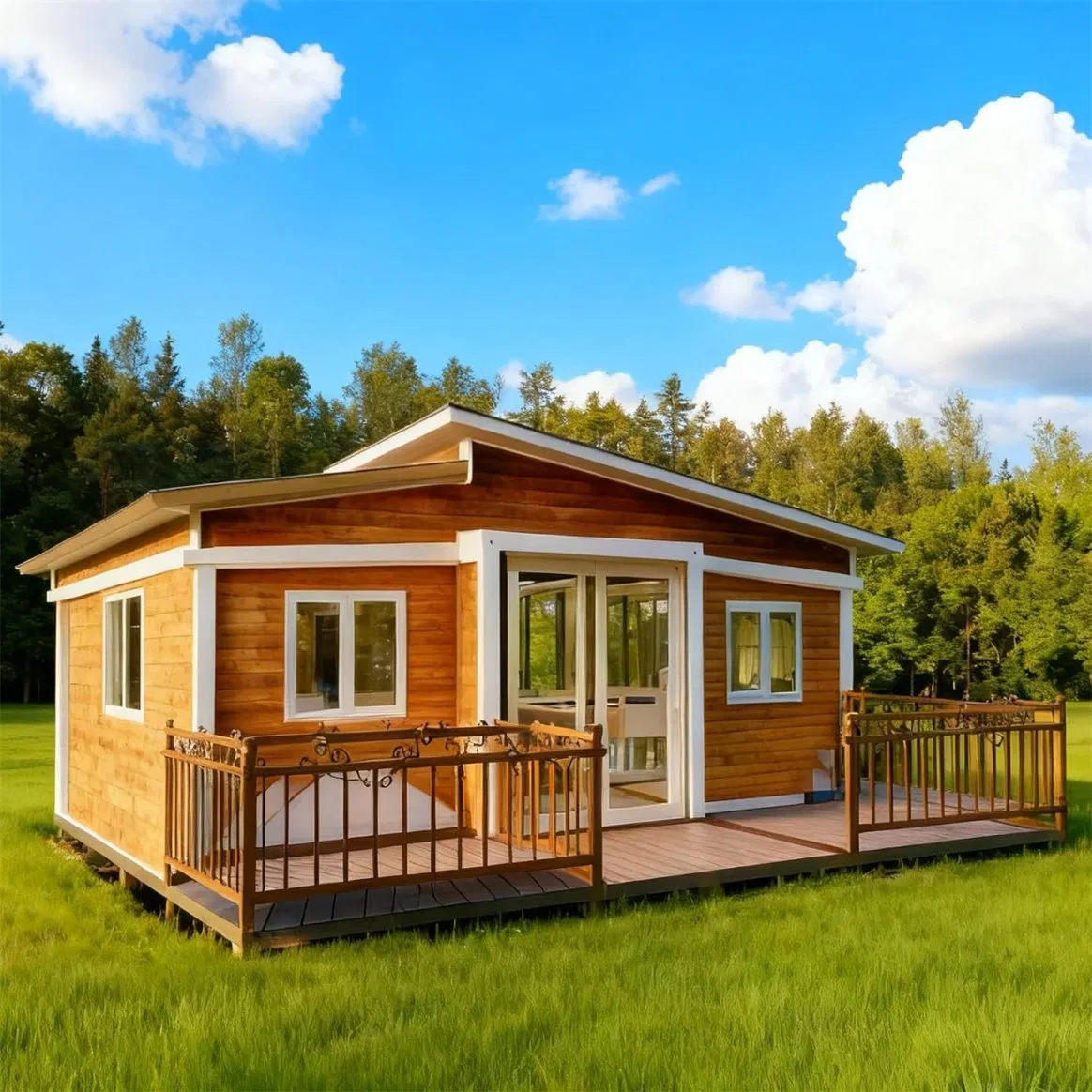 Casa Móvil Tiny Home Espacio Cápsula Prefabricada Plegable Expandible Estándar Australiano Moderno 40FT