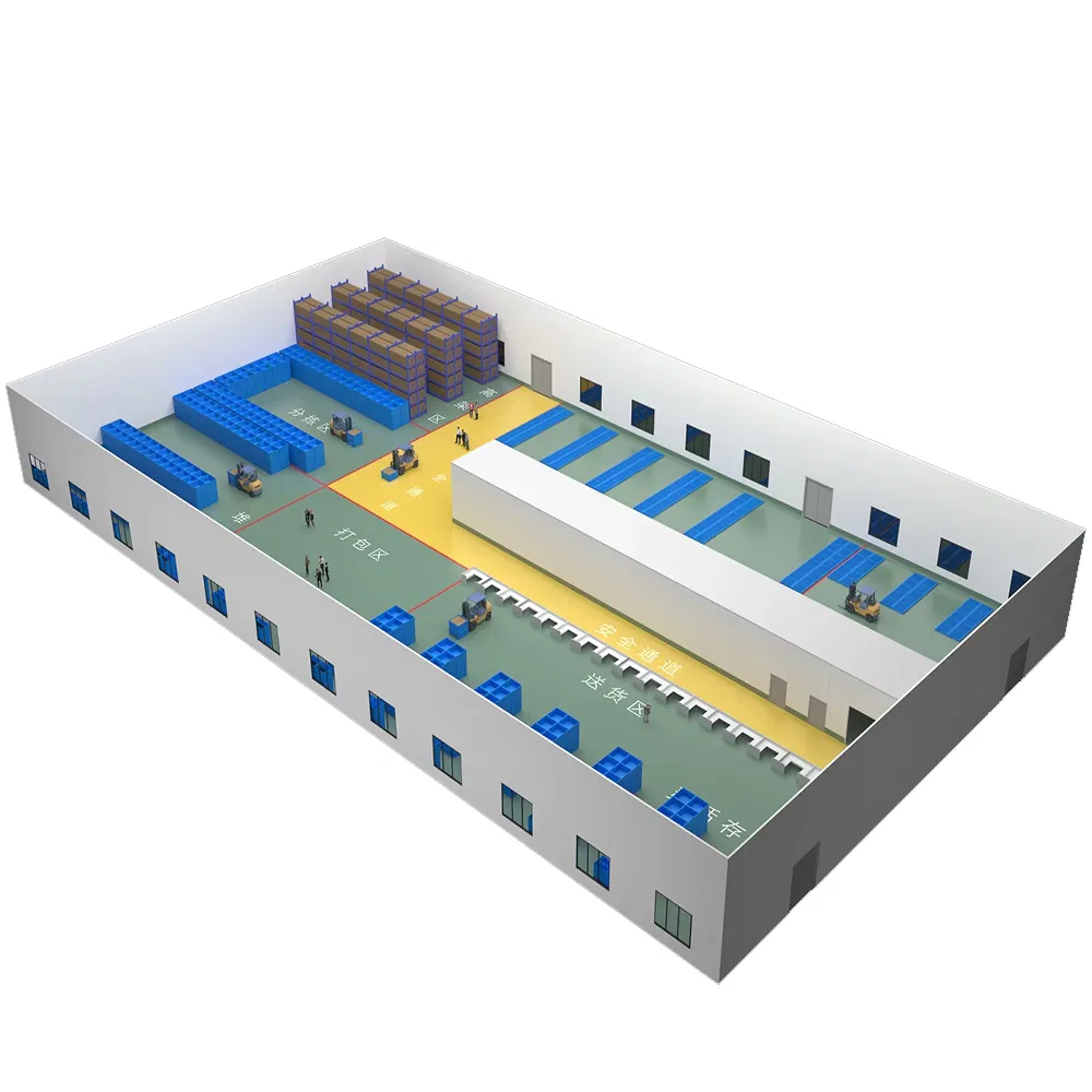 Rendimiento de alta intensidad, edificio modular industrial ligero de estructura espacial aislada personalizada, edificio de estructura de acero prefabricado