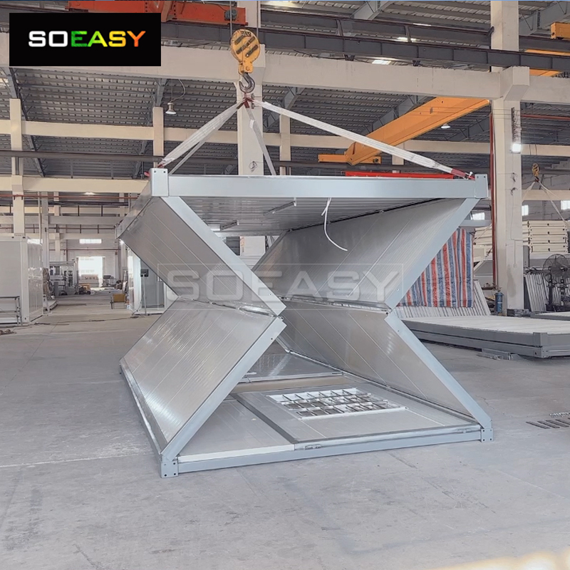 Fabricante chino de casa prefabricada modular pequeña para campamento de trabajo en minería, casa contenedor plegable para alojamiento