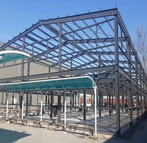 Edificio de Estructura de Acero Ligero Casa Prefabricada de Bajo Costo Villa de Estructura de Acero Prefabricada