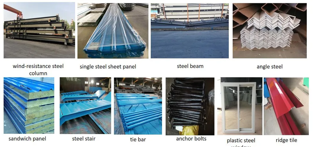 Estructura de acero prefabricada de alta resistencia para taller industrial personalizable