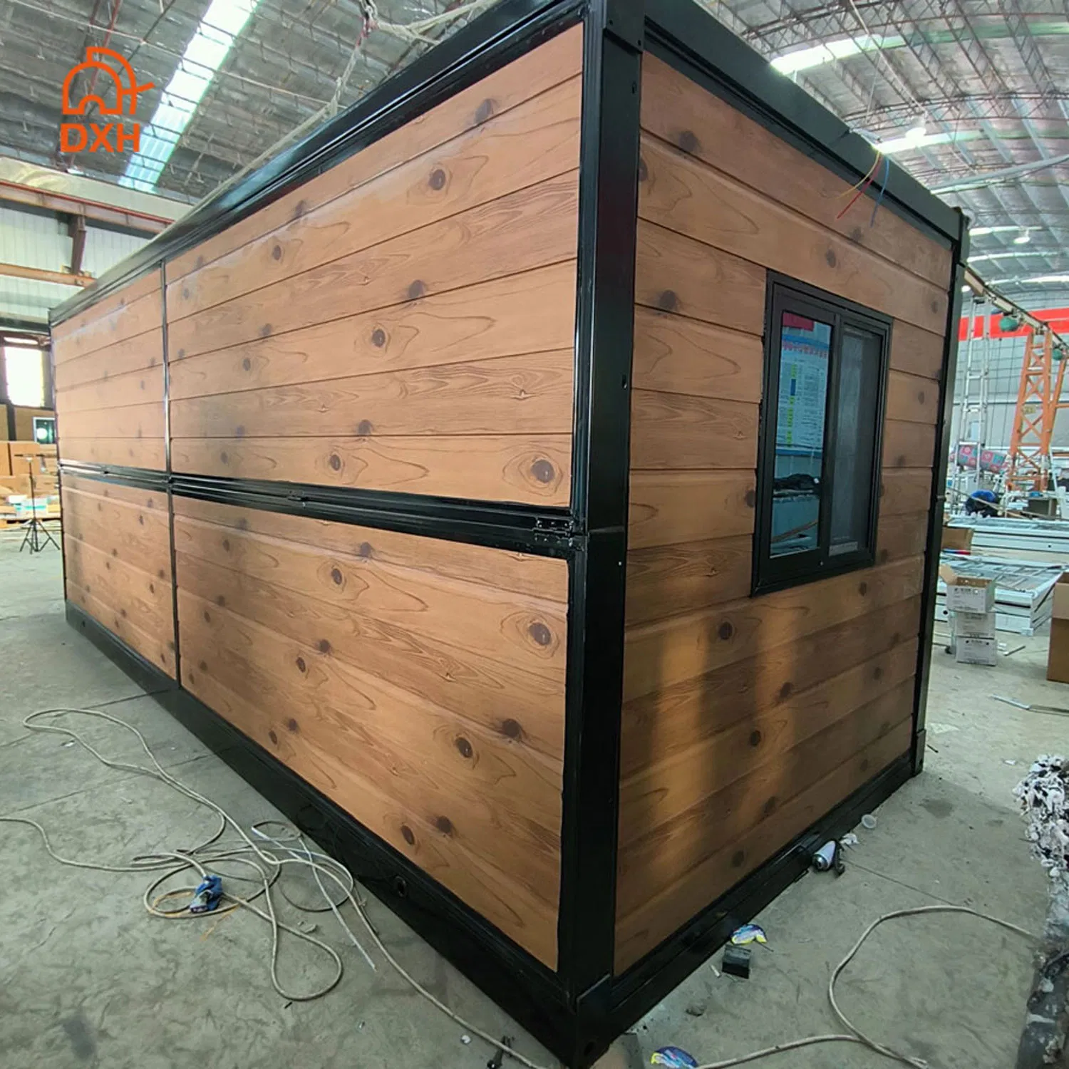 Dxh 20 Almacenamiento de pies Casa de vida Sala de energía Campamento de refugiados Plegable Personalizado Comercial Colapsable Rent Container Casa móvil