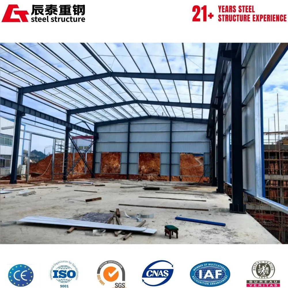 Precio de fábrica de CT Edificio Prefabricado de Metal Almacén para Estructura de Acero Almacenamiento Industrial