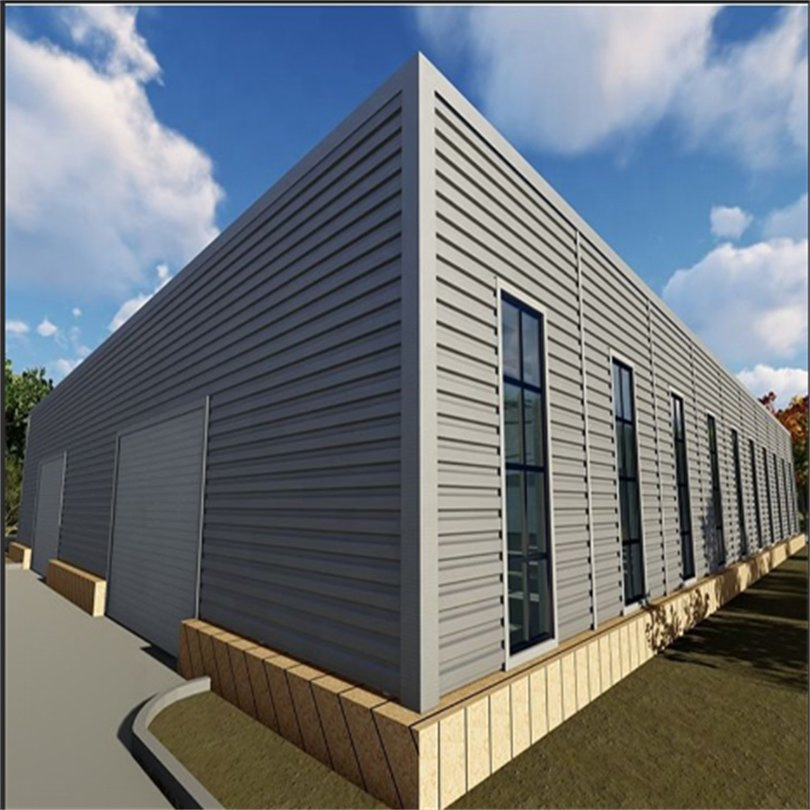 Diseño CAD gratuito de gran span para la construcción de edificios industriales prefabricados de acero galvanizado en caliente, plantas metálicas, estructura de taller de acero ligero con marco portal