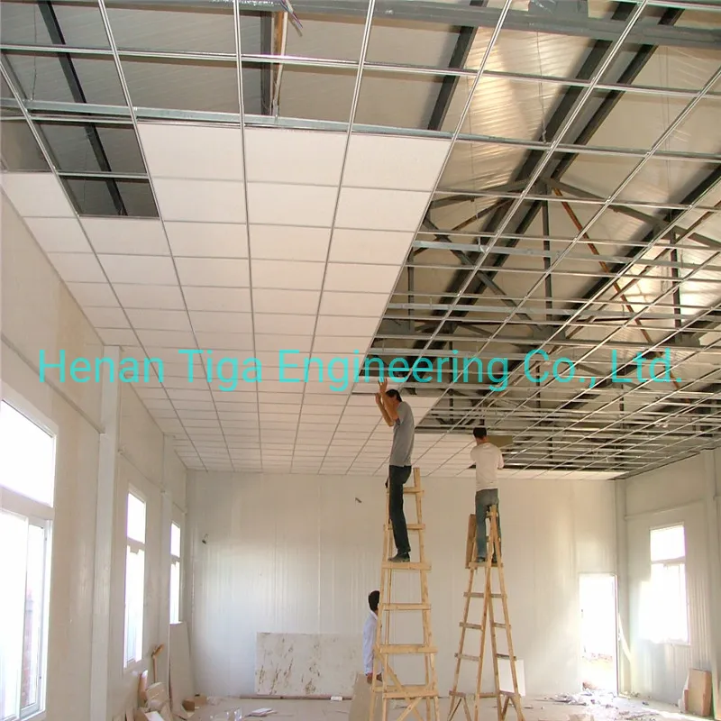 Construcción Casa Moderna de Estructura de Acero Prefabricada con Marco Ligero
