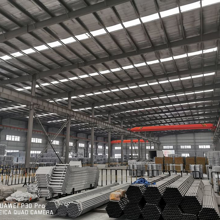 Estructura de acero industrial prefabricada para almacén