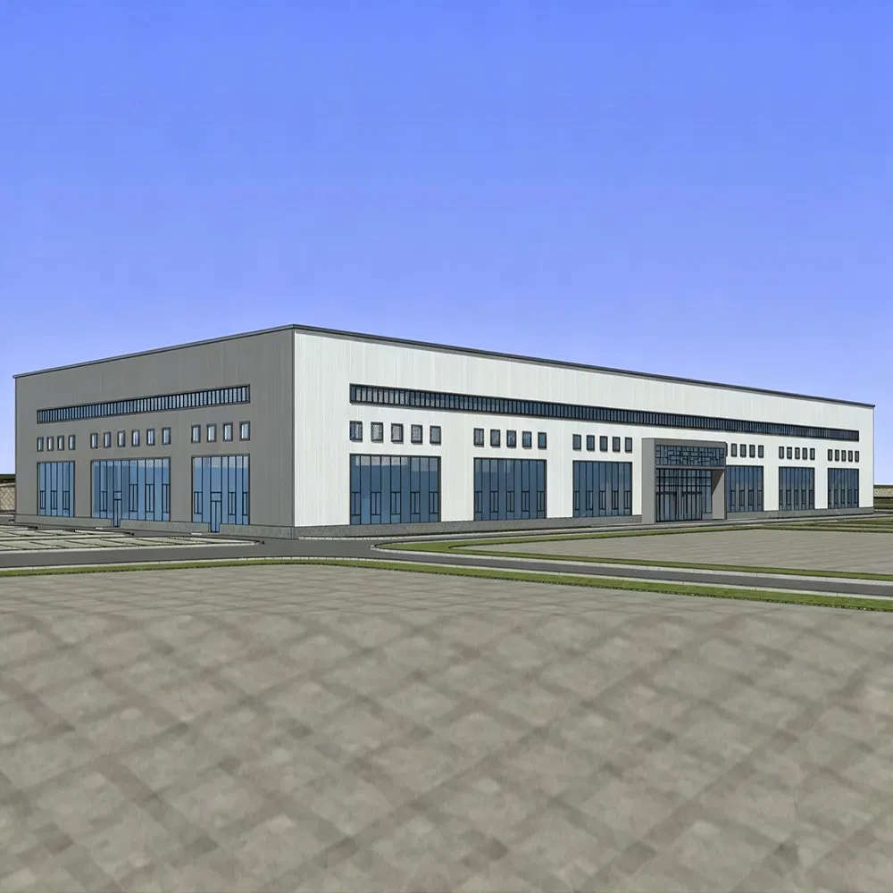 Rendimiento de alta intensidad, edificio modular industrial ligero de estructura espacial aislada personalizada, edificio de estructura de acero prefabricado