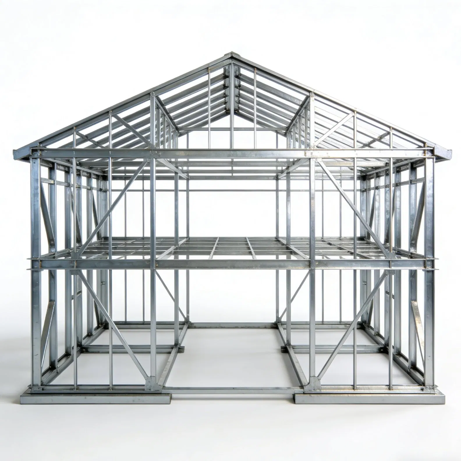 Estructura de acero prefabricada de alta eficiencia para edificio de almacenamiento industrial