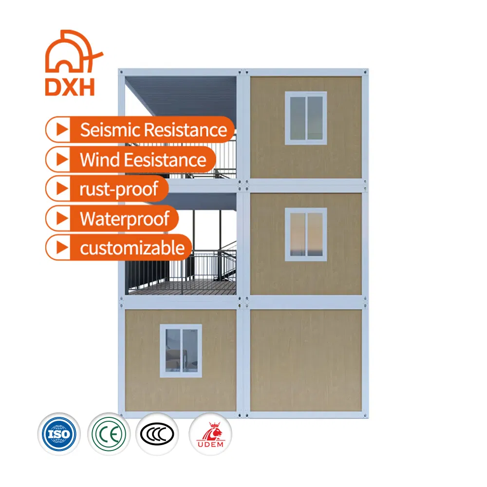 Unidades de dormitorio prefabricadas flexibles para una vivienda segura y elegante