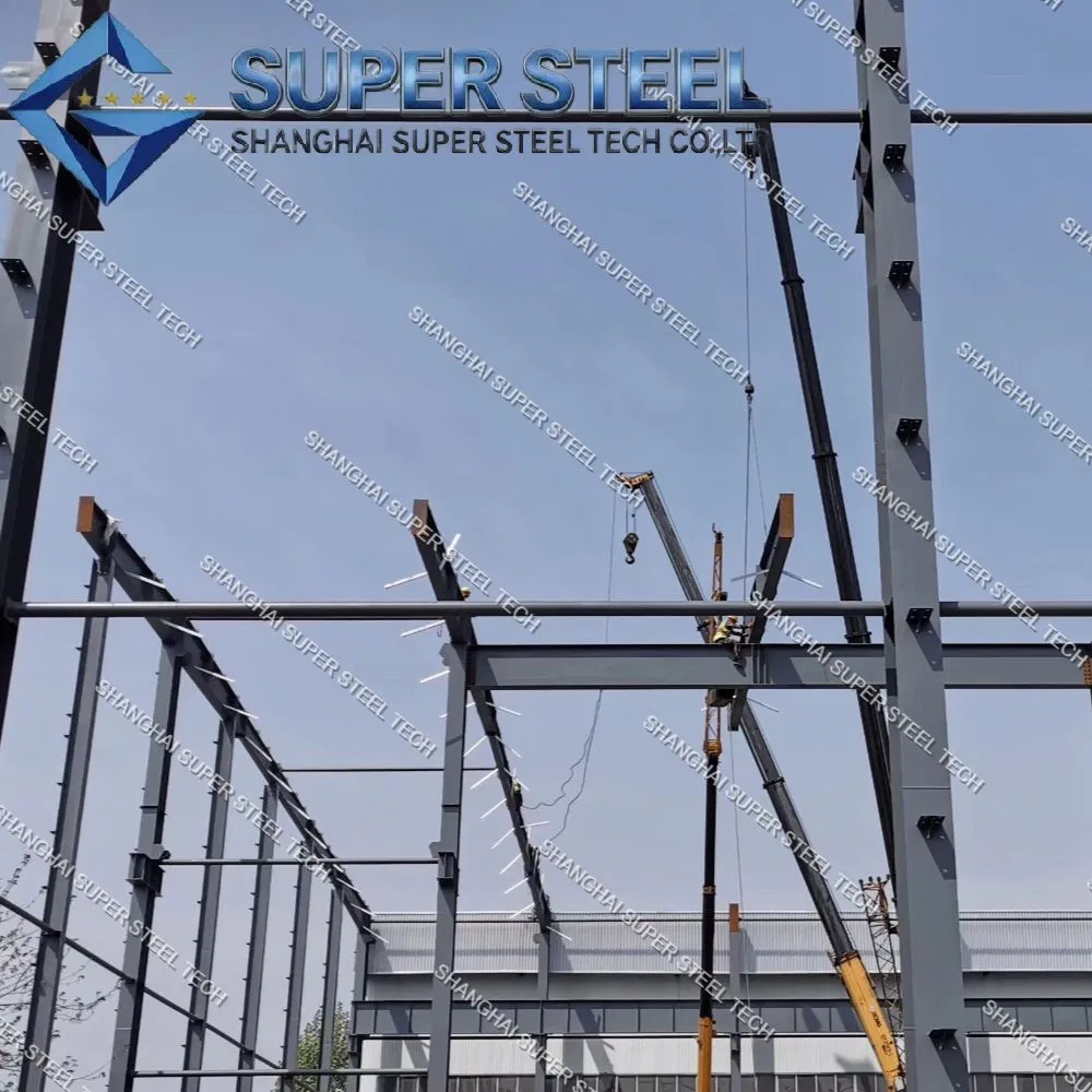Estructura de marco de acero ligero personalizado para soluciones de construcción eficientes