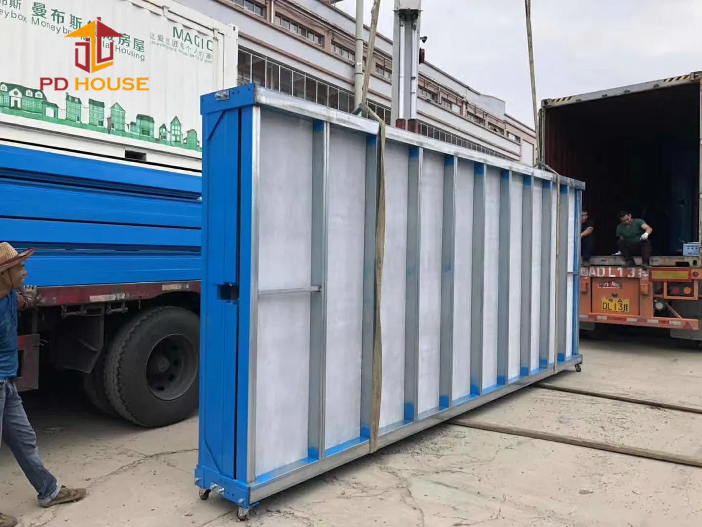 20FT Oficina Temporal Plegable Portátil para Construcción