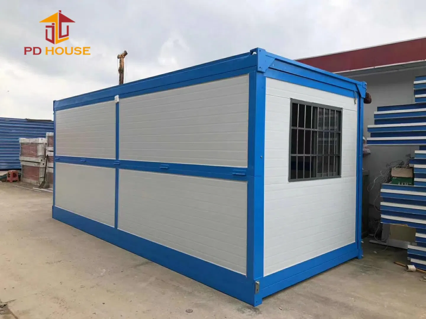 20FT Oficina Temporal Plegable Portátil para Construcción