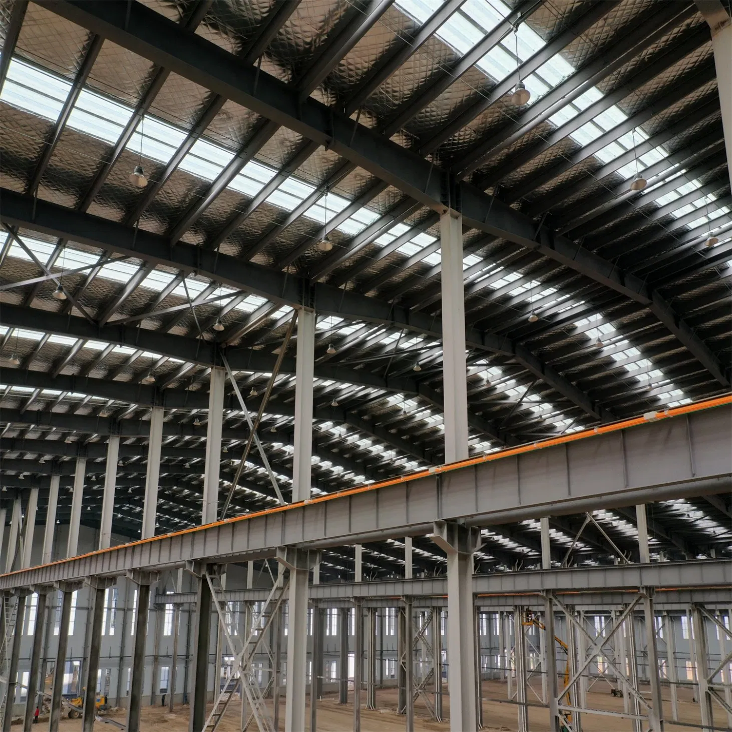 Sistema de Almacenamiento Industrial Galvanizado Duradero con Estructura de Acero Diseño Personalizado Estructura de Acero Prefabricada Almacén con Diseño Personalizado para Almacenamiento Multipropósito