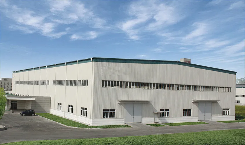 Estructura de acero ligero de marco portal para la construcción de fábricas y almacenes con grúa (KXD-SSW8)