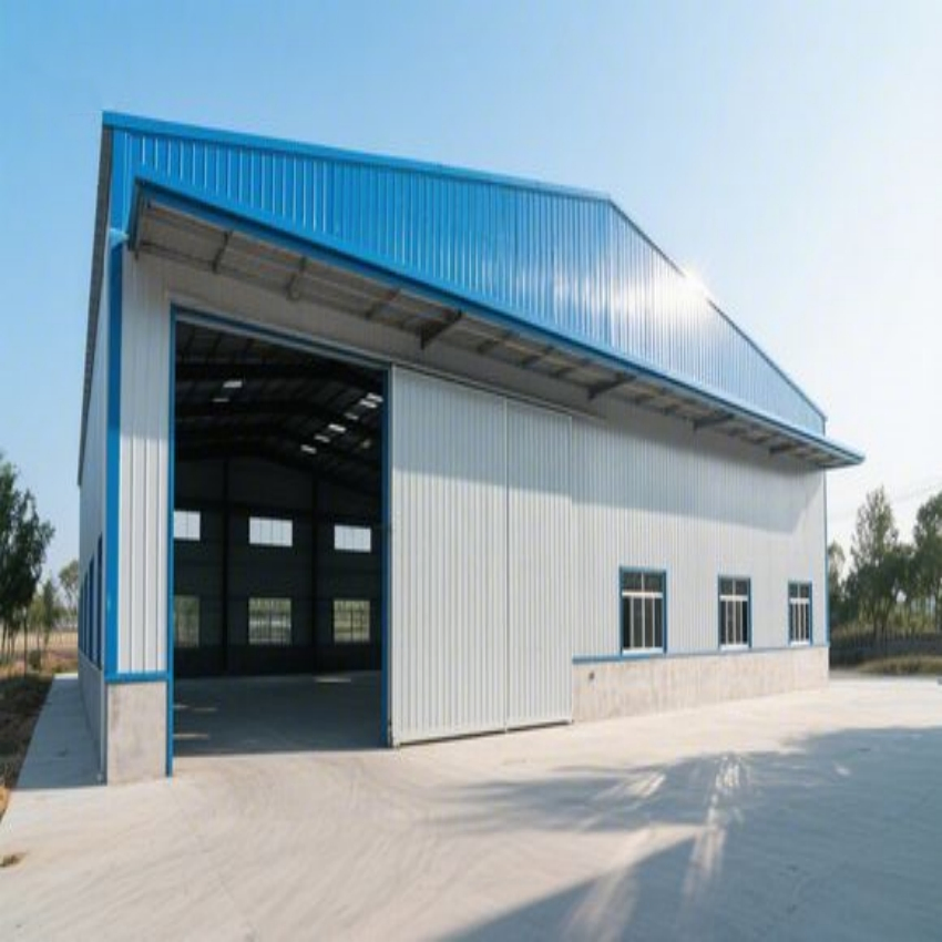 Taller metálico prefabricado de estructura de acero industrial personalizado a bajo precio en China