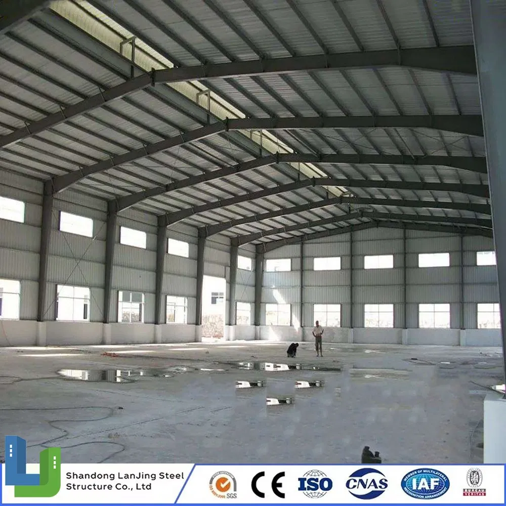 Planta de edificio de estructura de acero de alta gama, taller prefabricado para la industria