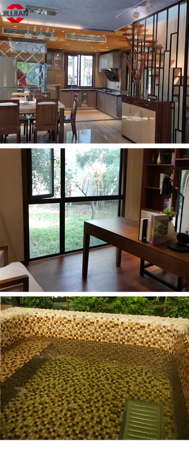 Espacios interiores amplios de villa