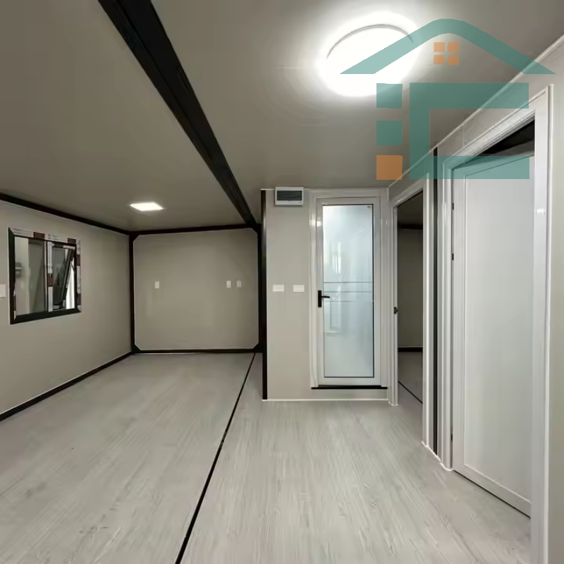 Casa de contenedor de acero prefabricada modular de alta calidad, oficina plegable