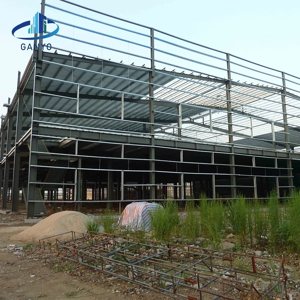 Casa de Estructura de Acero Prefabricada de Diseño Moderno con Marco de Acero, Villa Prefabricada de Lujo de Dos Plantas