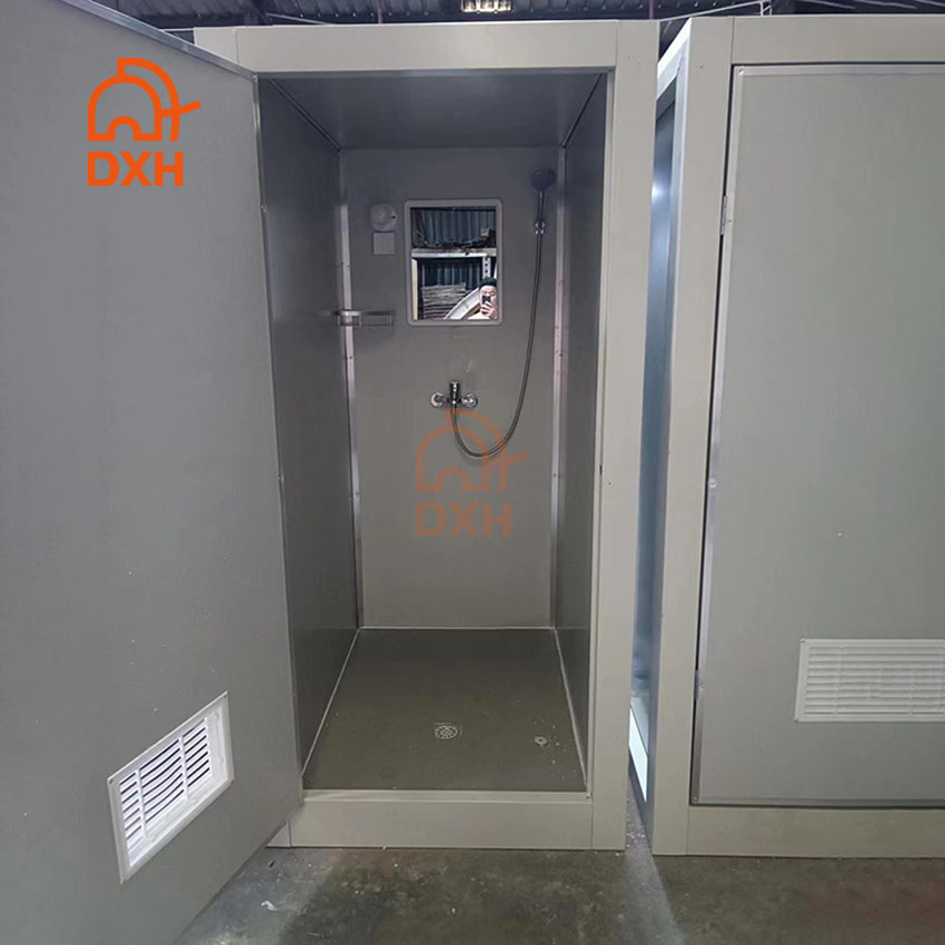 Unidad de baño prefabricada portátil moderna para eventos al aire libre