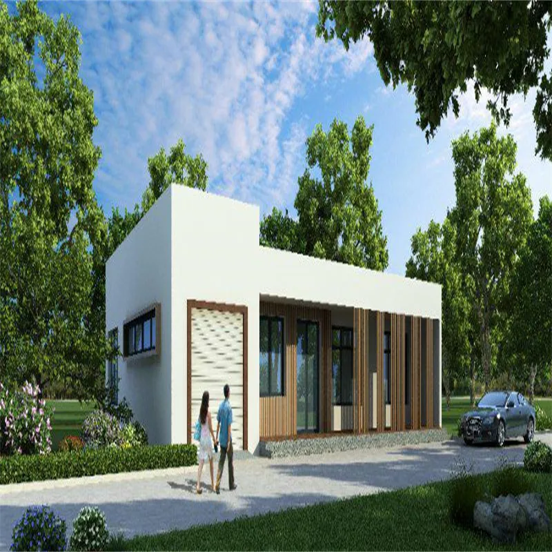 4 Dormitorios 2 Baños Villa de Estructura de Acero Prefabricada Personalizada