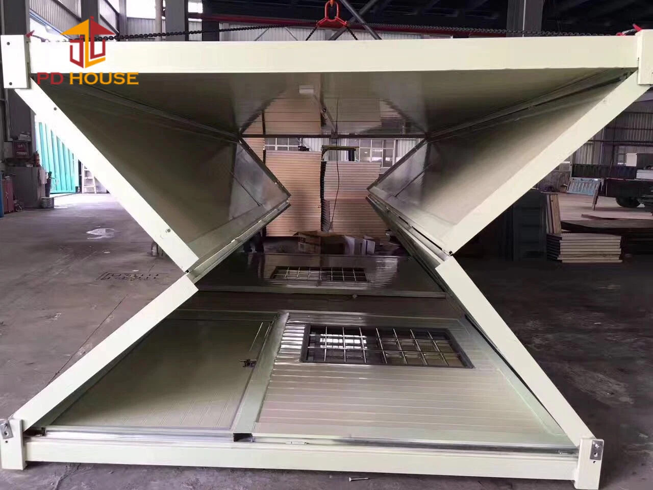 20FT Oficina Temporal Plegable Portátil para Construcción