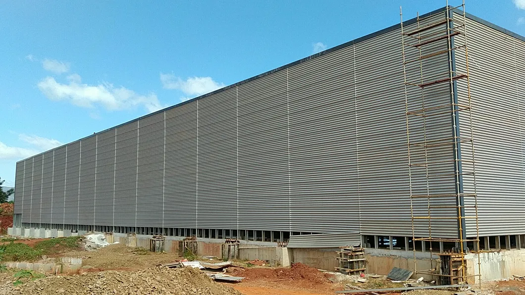 Estructura de acero ligero de marco portal para la construcción de fábricas y almacenes con grúa