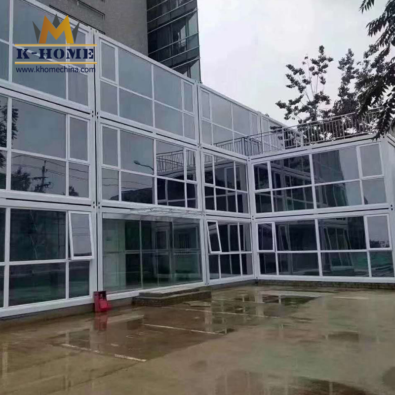 Oficina modular portátil de construcción personalizada de varios pisos desmontable