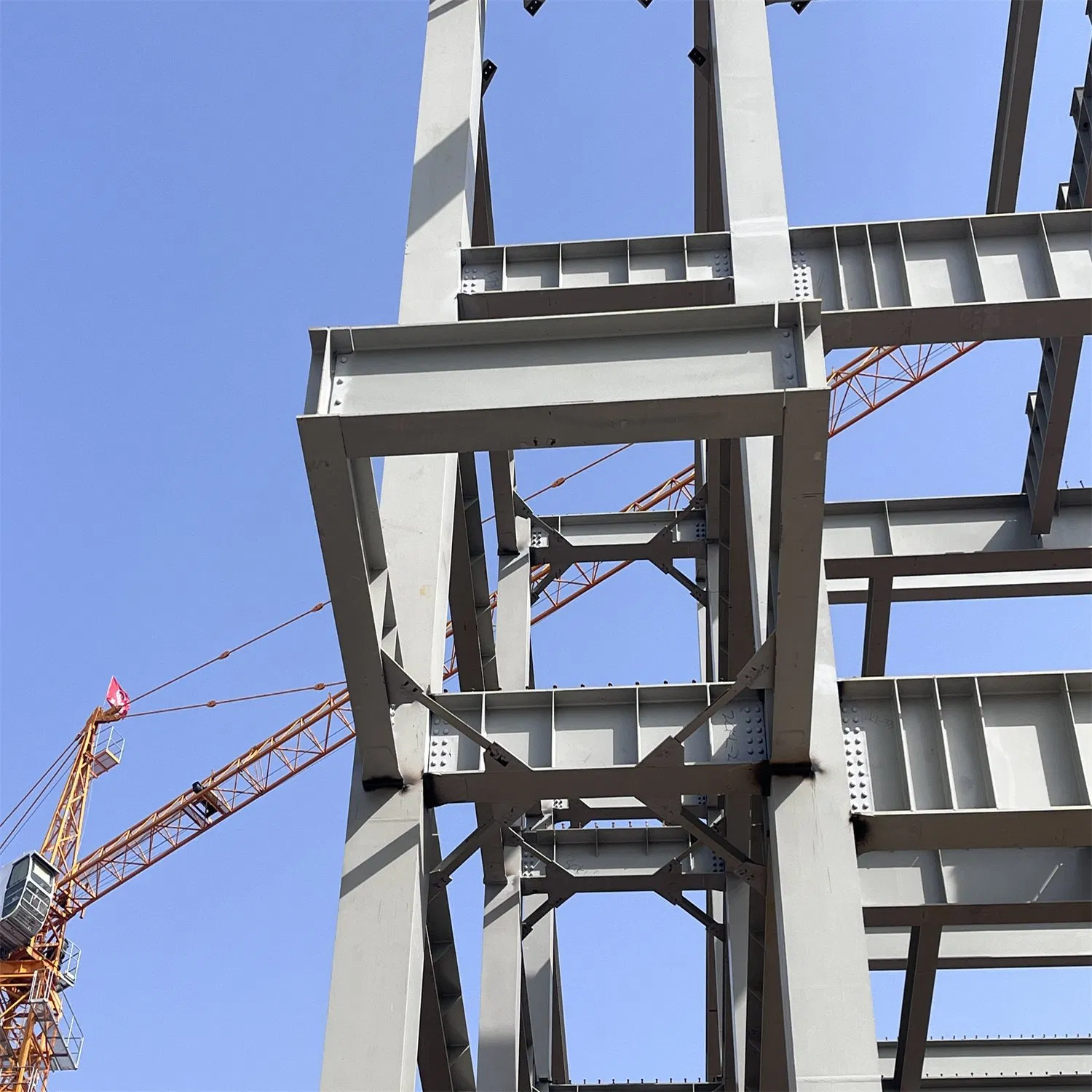 Estructura industrial de acero personalizada para taller de metal galvanizado prefabricado
