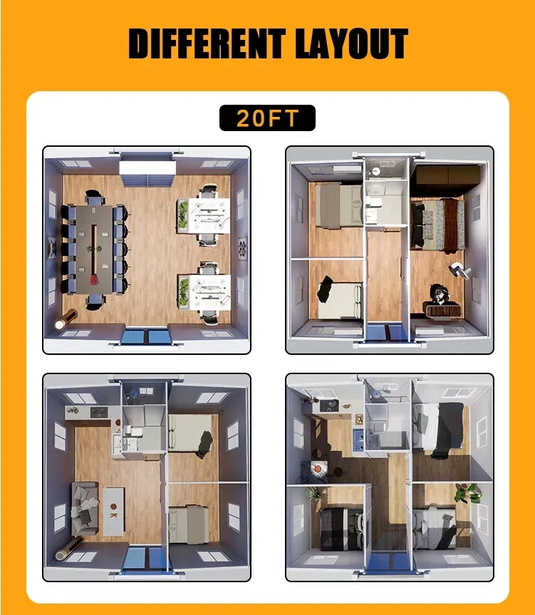 Distribución estándar Casa Contenedor