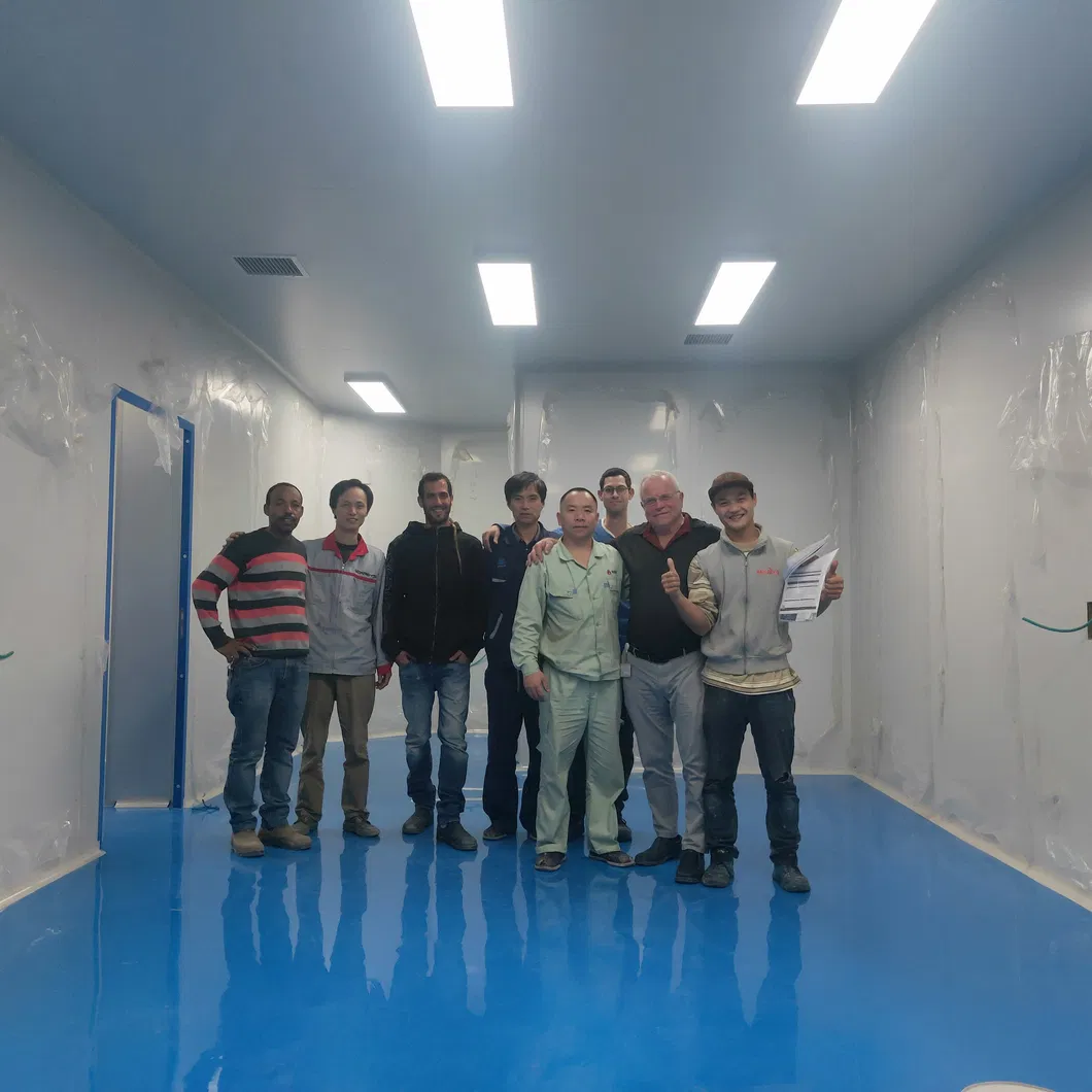 Proveedor de paneles sándwich modulares de sala limpia sin polvo y sistema de puertas de sala limpia de Shanghai Marya