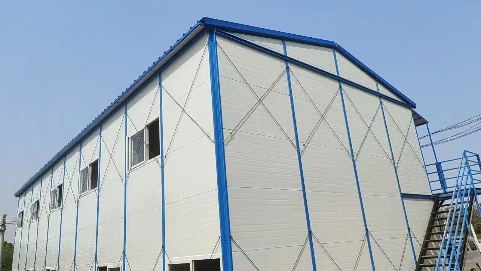 Estructura de acero ligero modular prefabricada