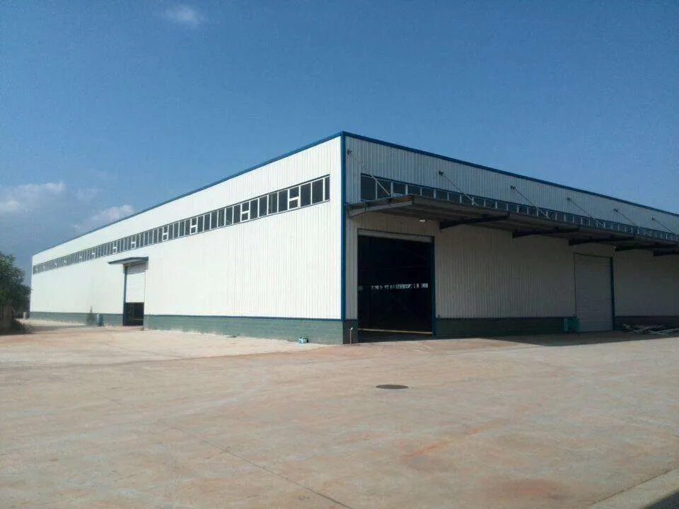 Estructura de acero industrial almacén taller de acero para construcción de fábricas