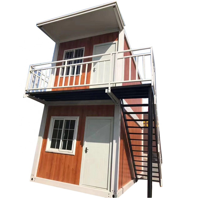 Paneles sándwich prefabricados de bajo costo para revestimiento de paredes, villa modular de acero ligero