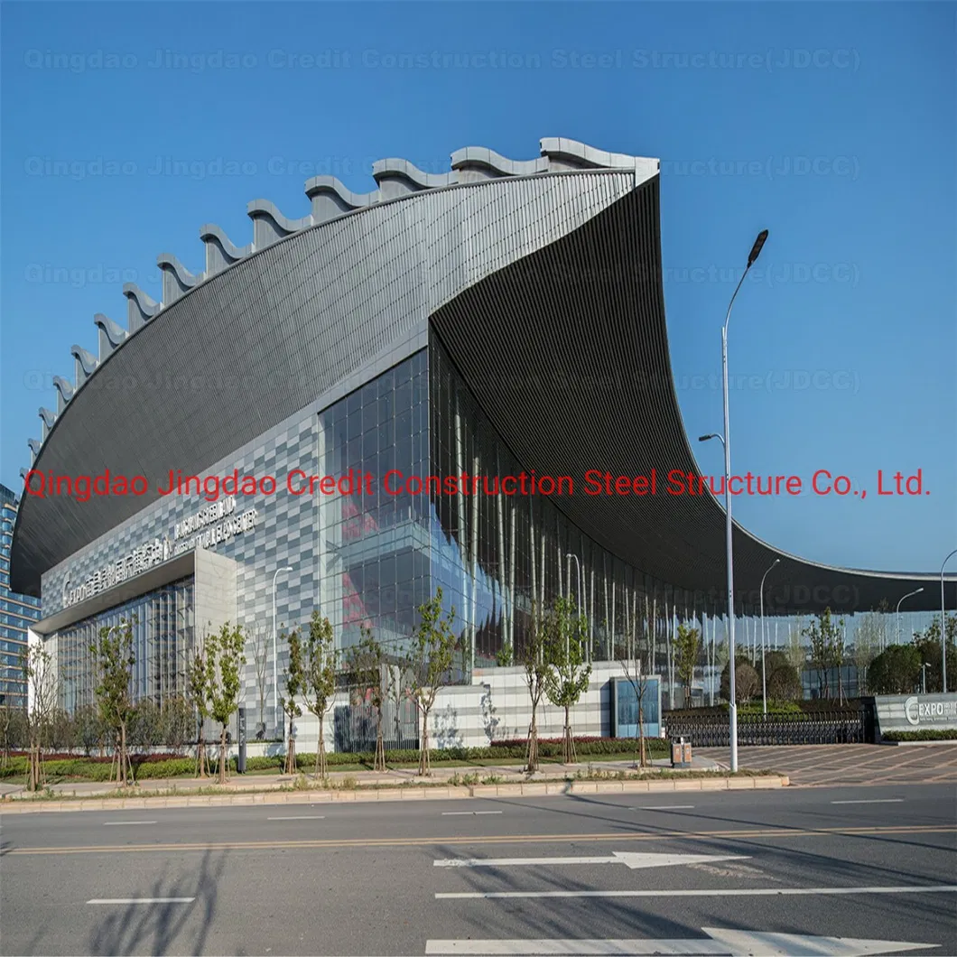 Estructura de acero ligero galvanizado material arquitectónico soporte metálico