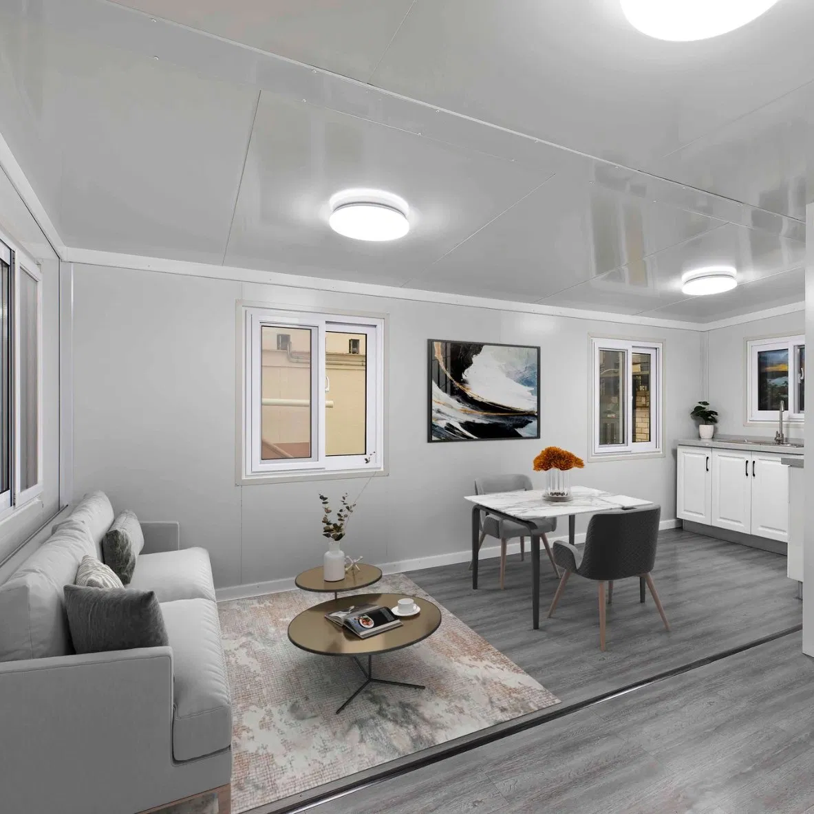 Casa Móvil Tiny Home Espacio Cápsula Prefabricada Plegable Expandible Estándar Australiano Moderno 40FT