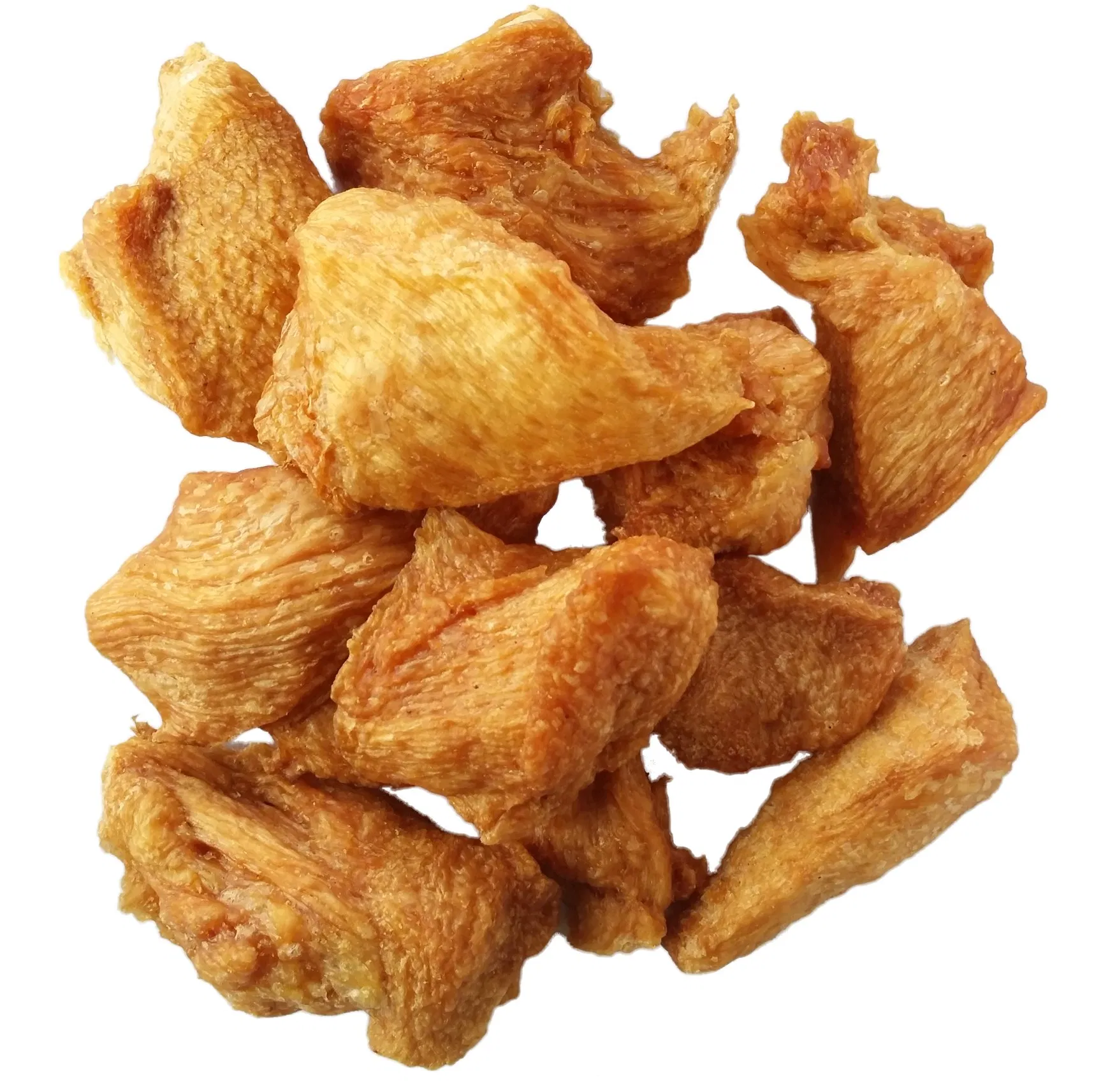 Cubos de pollo liofilizado natural para gatos, carne cruda natural 100% carne pura sin aditivos, golosinas de fábrica OEM