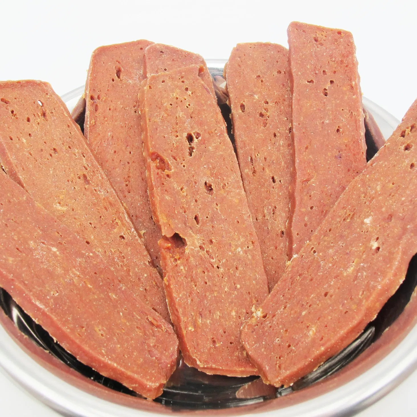 Venta al por mayor de fábrica, nutrición, golosinas para gatos ricas en proteínas, bocadillos para mascotas, rodajas de pato deshidratadas, comida para perros
