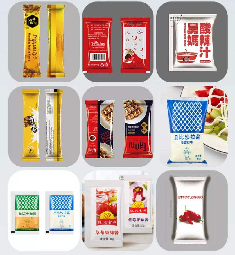 Máquina automática de llenado y empaquetado de comida para gatos en sachet pequeño de líquido multifuncional